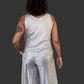 IC Collection Metallic Silver  Standup Collar Top and Matching Pants (Sold Separately)