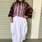 DTH 100% Silk Organza Hand Dyed Cropped Top