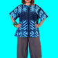 DTH 100% Cotton Voile Simple Top (Blue or Orange)