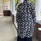 DTH 100% Raw Silk Embroidered Long Jacket