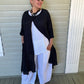Cheyenne 100% Linen Long Black Duster