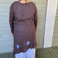 Cheyenne 100% Linen Porthole Top