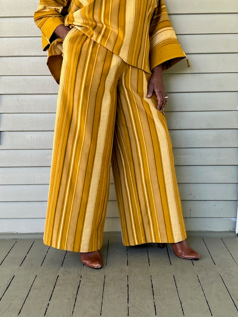 DTH 100% Cotton Skinny Corduroy Top and Pants in Harvest Golds (Sold Separately)