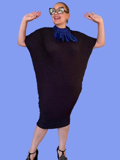 MC Oasis Pleated Evening Dress