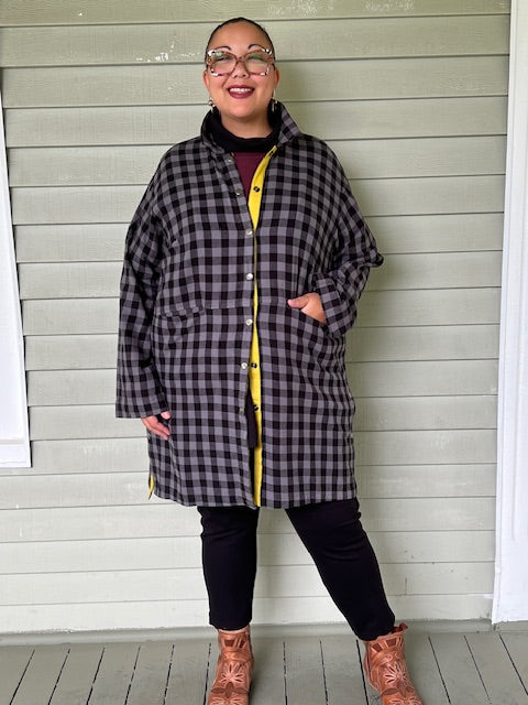 Gerties Flannel Checkered Duster