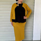 Vanite Couture Pleated Multicolored Tunic Top