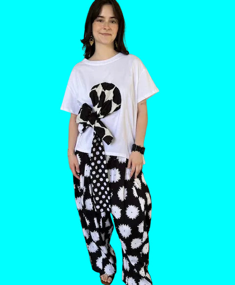 Front Tye Dots T shirt