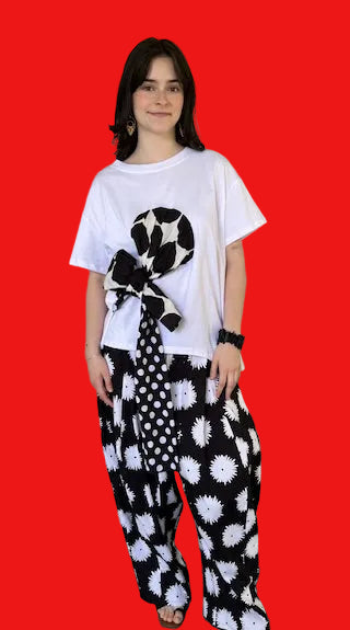 Front Tye Dots T shirt