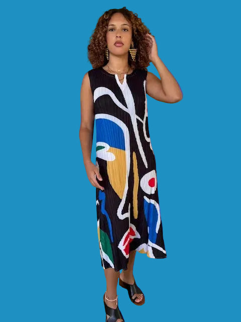 Vanite Couture Faces Dress
