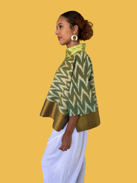 Dth Ikat Boxy Top