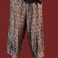 Dth 100% Silk Pleated Hem Pants
