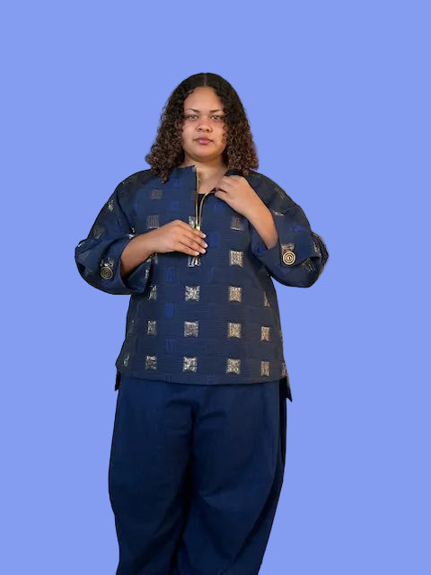 IC Collection Zip Front Tunic