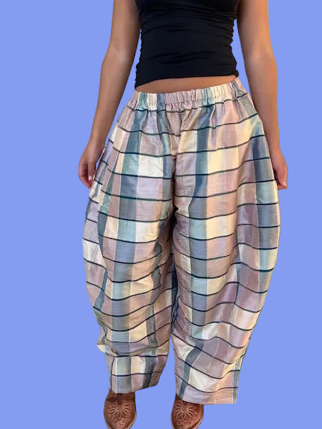 Dth Seamed Pants in Silk Dupioni