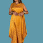 Dth Metallic Zebra Stripe Bubble Dress