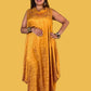 Dth Metallic Zebra Stripe Bubble Dress