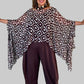 Dth 100% Silk Chiffon Poncho