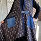DTH Vest in Japanese Wool Blend Trimmed with Denim