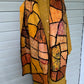 Stained Glass Sari Patchwork (Gold, Blue, Pink, or Purple)