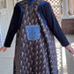 DTH Vest in Japanese Wool Blend Trimmed with Denim