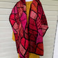 Stained Glass Sari Patchwork (Gold, Blue, Pink, or Purple)