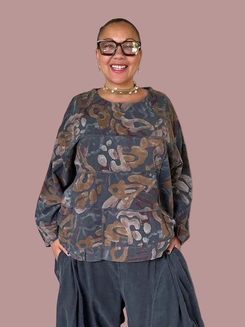 Transparente Vintage Top (Gray)