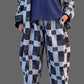 Dth 100% Cotton Seamed Pants (Block-Check)