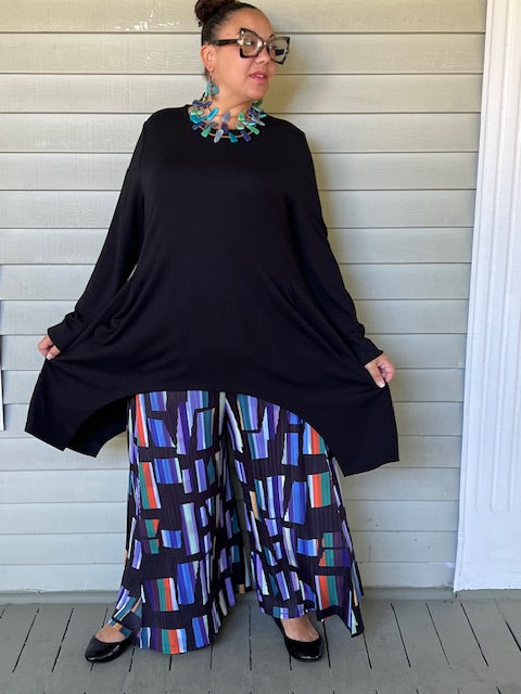 Stained Glass Pleated Pants