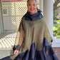 DTH 100% Silk Organza Fly Away Top in Olive and Black