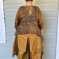 DTH Hand Dyed 100% Silk Top (Burnt Umber)