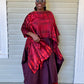 DTH 100% Hand Dyed Silk Ruby Red Top