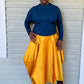 DTH Architect Skirt in 100% Silk Dupioni (Sunshine Yellow)