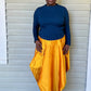 DTH Architect Skirt in 100% Silk Dupioni (Sunshine Yellow)