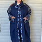 DTH Blue Denim Coat with Patches