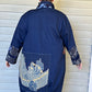 DTH Blue Denim Coat with Patches