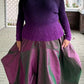 DTH Architect Skirt in 100% Silk Irisdescent Taffeta