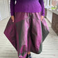 DTH Architect Skirt in 100% Silk Irisdescent Taffeta