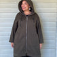 100% Cotton Oversized Zip-Up Hoodies (Black, Gray or Forest Green)