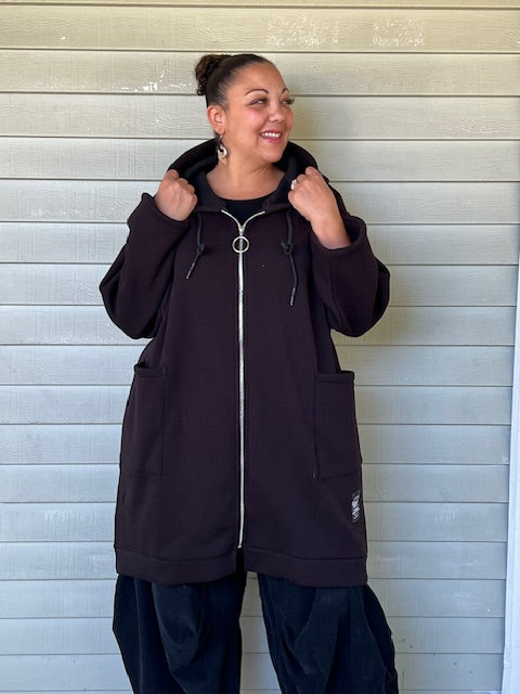 100% Cotton Oversized Zip-Up Hoodies (Black, Gray or Forest Green)