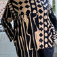 Vanite Couture Tribal Print Cotton Dress