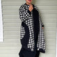 Checkered Coat (Black/White or Green/Brown)