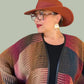 Felted Wool Fedora Hat (Burnt Sienna)
