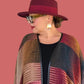 Felted Wool Fedora Hat (Wine)