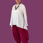 Dth 100% Knit Pima Cotton Horizontal Seamed Top