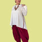 Dth 100% Knit Pima Cotton Horizontal Seamed Top