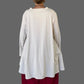 Dth 100% Knit Pima Cotton Horizontal Seamed Top
