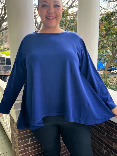 Gerties Long Angel Top - (Cobalt Blue, Peacock, Red Zinc, Sienna, or Midnight)