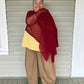 Popcorn Crocheted Shawl