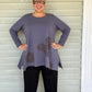 Cheyenne Grey Tunic Top