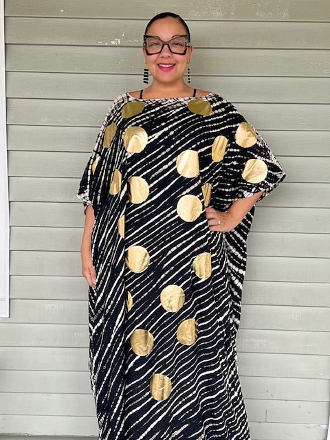 Gold Dots kaftan