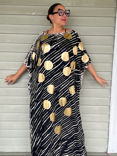 Gold Dots kaftan